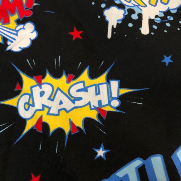 Eighty Eight Boys Graphic Button Down Shirt Collared SZ 18 Black with Graphics - Picture 7 of 12